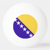 Vlag Emblem van Bosnië en Herzegovina Pingpongballen (Voorkant)