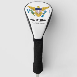 Vlag en eilanden van de Amerikaanse Maagdeneilande Golfheadcover