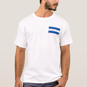 Vlag en kaart van Honduras T-Shirt