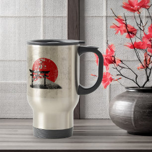 Vlag en symbolen van Japan ID153 Reisbeker