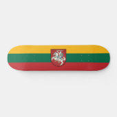Vlag en wapen van Litouwen Skateboard (Horizontaal)