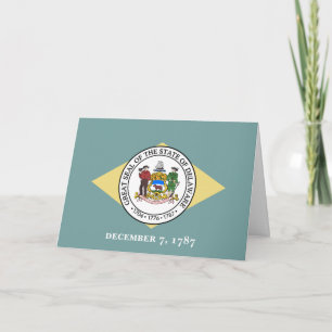 Vlag en zegel van Delaware, Delaware Kaart