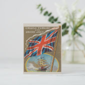  vlag Engelse Pennant Union Jack Briefkaart (Staand voorkant)