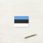 Vlag Estland-Post-it® notes (Op bureau)