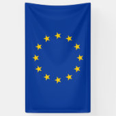 Vlag EU - Europese Unie Spandoek (Verticaal)