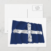 Vlag Eureka Stockade Waving Briefkaart (Voorkant / Achterkant)