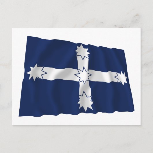 Vlag Eureka Stockade Waving Briefkaart (Voorkant)