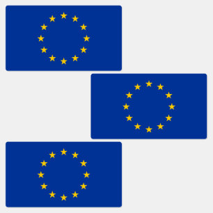 Vlag Europese Unie Labels