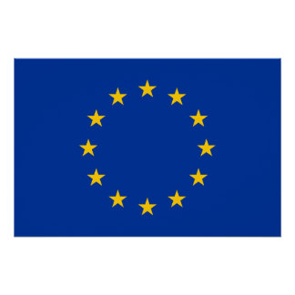 Vlag Europese Unie Perfect Poster