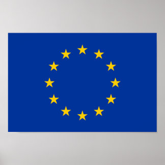 Vlag Europese Unie Poster