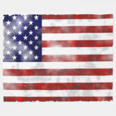 Vlag fleece deken (Voorkant (Horizontaal))