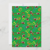 Vlag Football Banket Einde van het Seizoen Party Kaart (Achterkant)