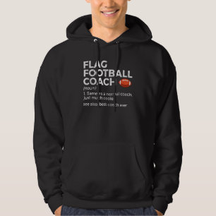 Vlag Football Coach Definition Beste coach Ooit 1 Hoodie