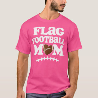 Vlag Football Mama Voor Vrouwen Sport Mama Era Voe T-shirt