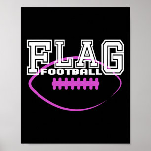 Vlag Football Meisjes 'Team Spelers Poster