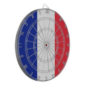 Vlag France Tricolore Dartbord (Voorkant Links)