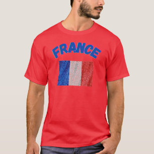 Vlag Frankrijk Originele sport Fan Club Collectie T-shirt