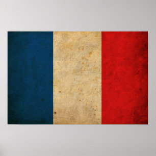 vlag Frankrijk Poster