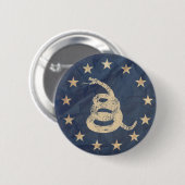 Vlag Gadsden en US 1776 Ronde Button 5,7 Cm (Voorkant /achterkant)