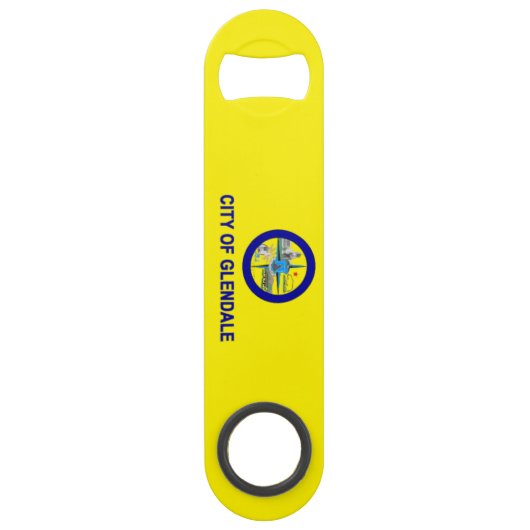 vlag Glendale (Californië) Speed Flessenopener (Voorkant)