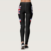 Vlag Groot-Brittannië Leggings (Achterkant)