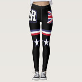 Vlag Groot-Brittannië Leggings (Voorkant)