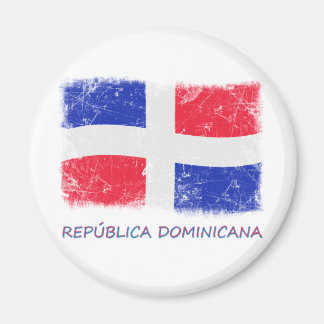 Vlag Grunge Dominicaanse Republiek Magneet
