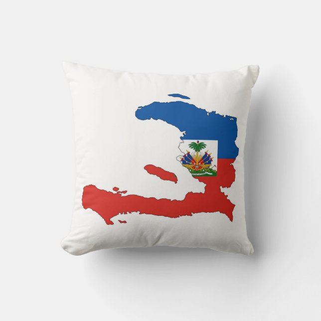 vlag haïti - symbool kussen (Voorkant)