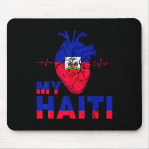 Vlag Haïtiaanse Dag  Liefde Hart Haïti Erfgoed Muismat