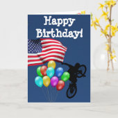 VLAG HAPPY BIRTHDAY VAN DE VS! KAART (Gele Bloem)