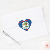 vlag hart sticker (Envelop)