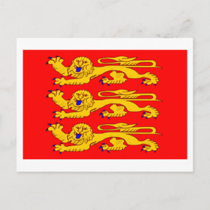 vlag Haute-Normandie Briefkaart