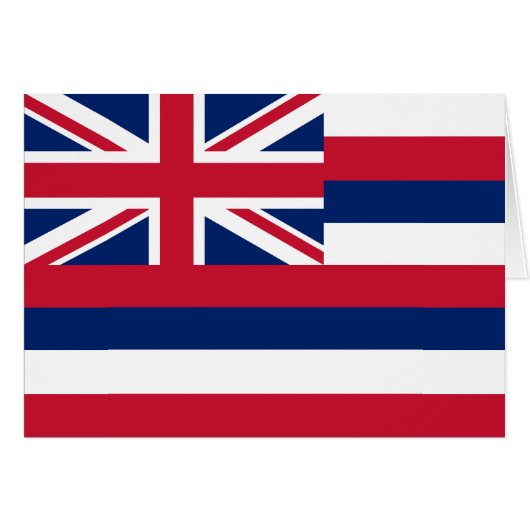 Vlag Hawaii (Voorkant Horizontaal)