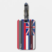 Vlag Hawaii Bagagelabel (Achterkant verticaal)