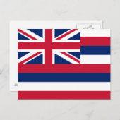 Vlag Hawaii Briefkaart (Voorkant / Achterkant)