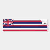 Vlag Hawaii Bumpersticker (Voorkant)