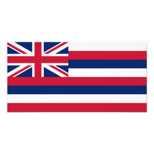 Vlag Hawaii Foto Afdruk
