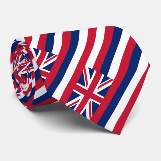 Vlag Hawaii Stropdas (Opgerold)