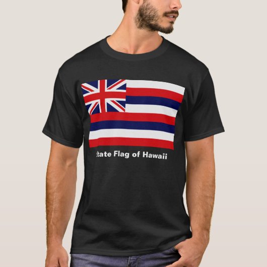 Vlag Hawaii T-shirt (Voorkant)
