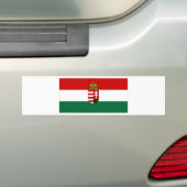 vlag Hongarije Bumpersticker (Op auto)