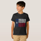 Vlag in de verdringing t-shirt (Voorkant volledig)