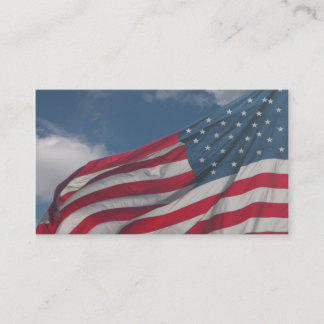 Vlag in de wolken visitekaartje