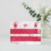 Vlag in het district Columbia Briefkaart (Staand voorkant)
