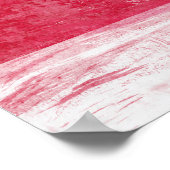 Vlag in het district Columbia Poster (Hoek)