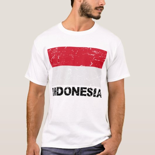  vlag Indonesië T-shirt (Voorkant)