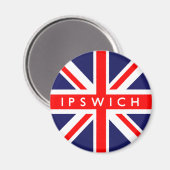 Vlag Ipswich UK Magneet (Voorkant / Achterkant)