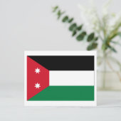 Vlag Irak (1924-1958) Briefkaart (Staand voorkant)