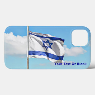 Vlag Israëlisch Hoesje-Amerikaanse iPhone Case