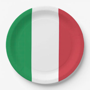 Vlag Italië Tricolore Papieren Bordje