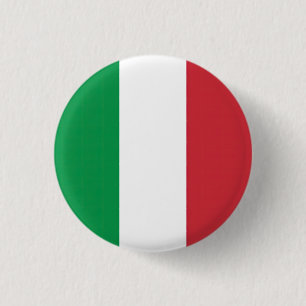 Vlag Italië Tricolore Ronde Button 3,2 Cm